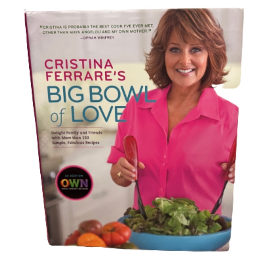 Cristina Ferrari’s Big Bowl if Love Cookbook. EUC Like New. Retails $30.00.